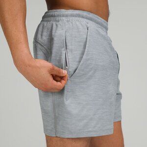 Lululemon Pace Breaker Short *Linerless 5" Heather Allover Sea Salt Sz S